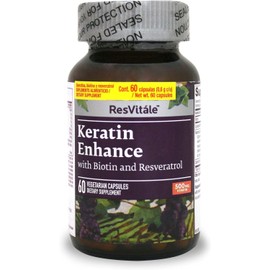 Resvitale Keratin Enhance, 60 caps