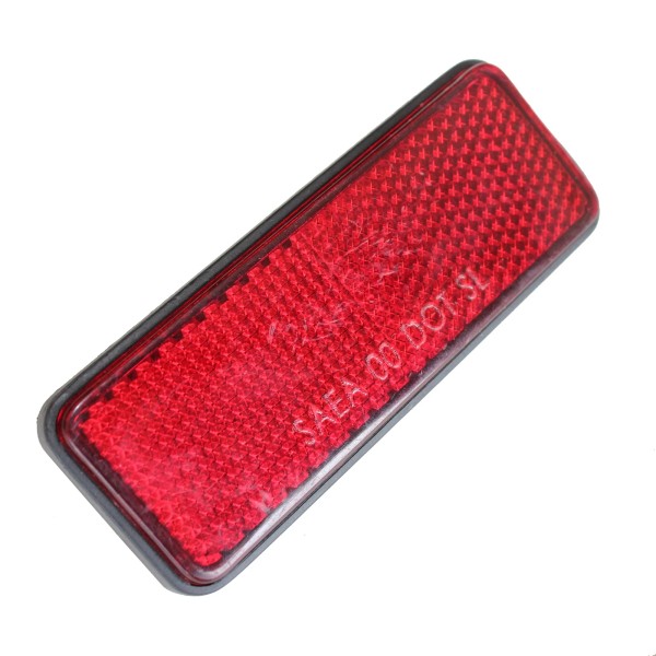 Unbranded Red rectangular reflector for 4 stroke 50cc-250cc ATV Go