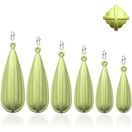 Fishing Casting Practice Plug PVC Fishing Practice Weight Plug Luminous Bait Training Plug for Kids Improve Casting Skills 6 Sizes