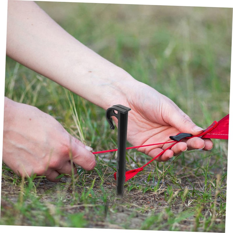 KOMBIUDA 50pcs Heavy Duty Camping Stakes Outdoor Tent Pegs Ends