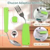 EZ Assistive Adaptive Utensils Spoon & Fork Easy to Hold