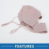 A ABSOPRO Adjustable Full Face Mask Adjustable 7.09" Windproof Face