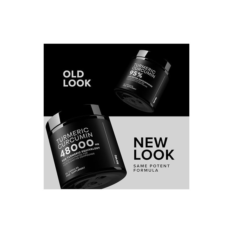 Turmeric Curcumin - 48000mg from a 60:1 Extract with 95%