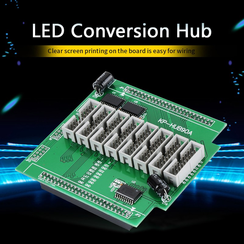 Adapter Board for LED Display Control System with 8 Output