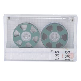 Reel to Reel Blank Sound Cassette Tape Professional DIY Homemade 46 Minutes Aluminum Empty Cassette Tape for Music Recording Green
