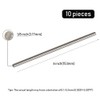 Tynulox 10Pcs 1/8" × 6" Length 304 Stainless Steel Rods,