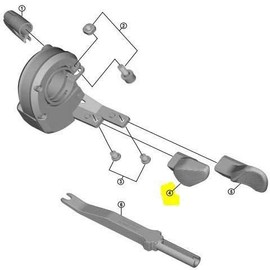 Shimano SW-M8050 A LEVER R Y0B200015