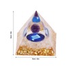 Constellation Pyramid Stone for Positive Energy Reduce Stress Chakra Resin