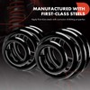 A-Premium 2Pcs Rear Left and Right Suspension Coil Spring Set