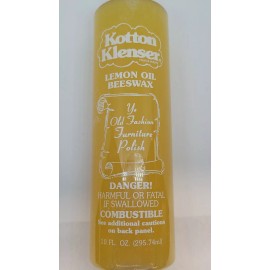 KOTTON KLENSER LEMON OIL BEESWAX FURNITURE POLISH WOOD PROTECT WATERPROOF - 10 f