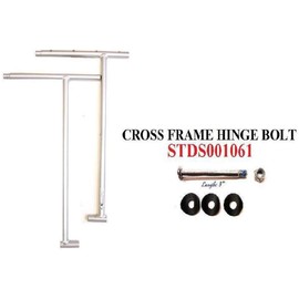 Drive Replacement Wheelchair Parts (All Parts Sold Separately) Parts for TR16, TR18, TR20 - Poly-Fly Wheelchair/Flyweight Transport Chair Combo - 16. Cross Brace 18"