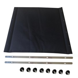 Migeek Wheelchair 16 inch Seat, Wheelchair Replacement Seat, Nylon Seat Upholstery, Wheelchair Replacement Part (16x16), Universal