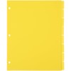8 Tab Yellow Binder Dividers for 3 Ring Binders 8.5