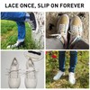 UamGlsob 2 Pairs 5/16" Flat Elastic Shoe Lace, 27"-72" Length