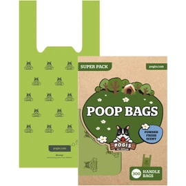 Pogi’s Dog Poop Bags with Handles – Extra-Thick, Leak-Proof, Large, Fresh Scent, 300-Count