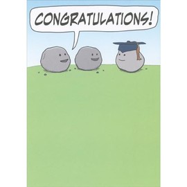 Sellers Publishing RSVP Rocks Saying Congratulations to Graduating Rock Funny/Humorous Graduation Congratulations Card