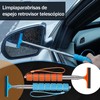 Escobilla de espejo lateral para coche, limpiador retráctil para espejo