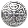 Goldgöre Pack of 5 Celtic Silver Metal Buttons 25mm with