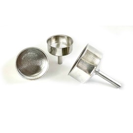 Tredoni Aluminum Funnel -Replacement- Size 6 Cup Aluminum Espresso Coffee Maker Moka Pot- 6.5cm (6 Cup)
