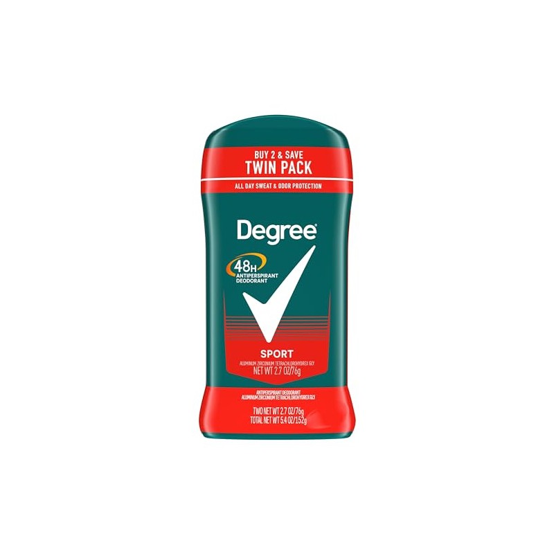 Degree Men Protection Antiperspirant Deodorant, Sport 2.7 oz (Pack of