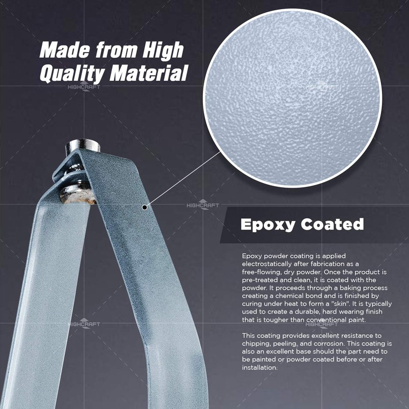Highcraft ITSO-FQ34-10 Swivel Loop Pipe Hanger, Epoxy Coated Steel, 3/4
