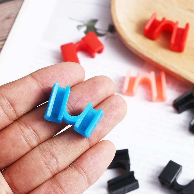 5Pcs Black Reusable Chopstick Helpers Training Chopsticks Hinges Connector Training
