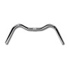 Alloy North Road Comfort Retro Handlebars 570mm x 22.2mm Polished