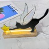 Angels Black Cat Suncatcher Lamp - Cat Memorial Gifts for