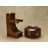 IRBANE MEN MISSION STYLE CLASSIC WOOD STAND FOR RAZOR AND
