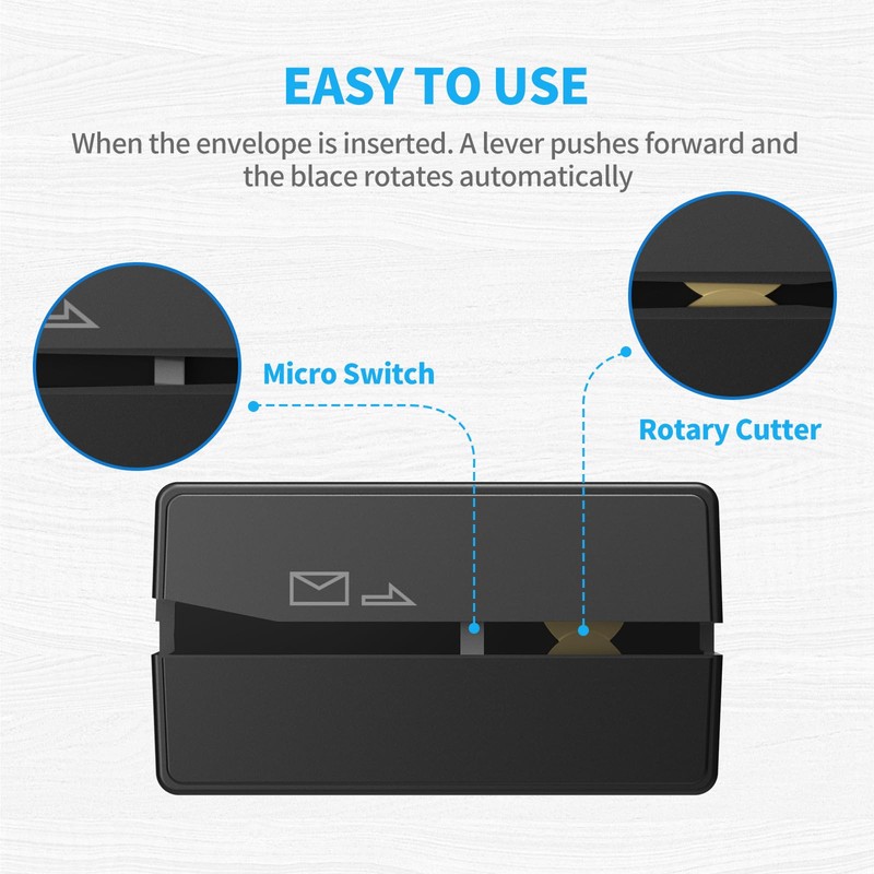 SYLCXX Battery Operated Electric Letter Opener - Letter Openers Envelope