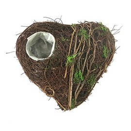 Wooden Decorative Heart Plantable 27 cm