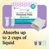 Because Incontinence Pads for Women - Maximum Absorbency, Postpartum Liners,