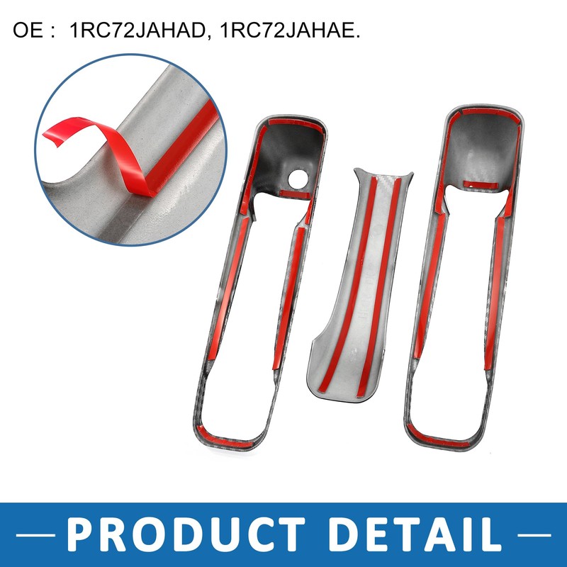 A ABSOPRO Exterior Side Door Handle Cover Trim Outer Door