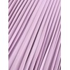 AOMEI Women's Light Purple Square Collar Ruffles Sleeve Pleated Elegant