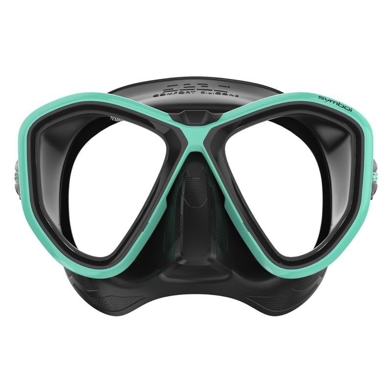 Seac Symbol, Made in Italy Dual Lens Diving Mask with