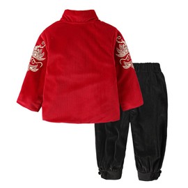 Mud Kingdom Trajes de forro polar para niños pequeños, estilo tradicional, Azul Traditinal, 12 meses