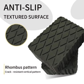 YUQIPEILEI Solid Rubber Auto Lift Block Spacer Pad, Universal Rubber Lift Pads, 6-3/8" x 4-3/4" x 2" Heavy-Duty Lift Pads for Automobile Lifts, Jacks, Racks, 3000 lbs Capacity, 4Pack