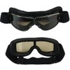 PXLAATY Motorcycle Goggles, Motorcycle Goggles, Windproof, Protective Glasses, Classic (Black