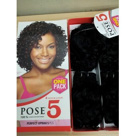 Model Model Pose 5 Perfect Oprah 5 Pc Weave #1:Jet Black