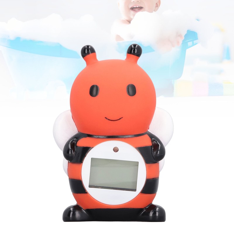 Baby Bath Thermometer Cartoon Bee Shaped IPX7 Waterproof 10‑50 Degrees