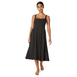Beyond Yoga Featherweight at The Ready Square Neck Dress Darkest Night MD