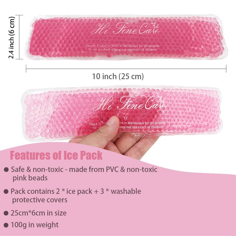 Perineal Cooling Pad, Postpartum Cold Packs Gel Bead Ice Pack