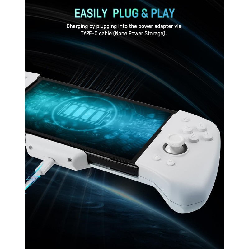 PALPOW Switch Handheld Controller for Switch/OLED Hall Controller, Ergonomic One-Piece