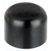 Alberts 821579 Post Cap for Round Metal Posts, Plastic, Black,
