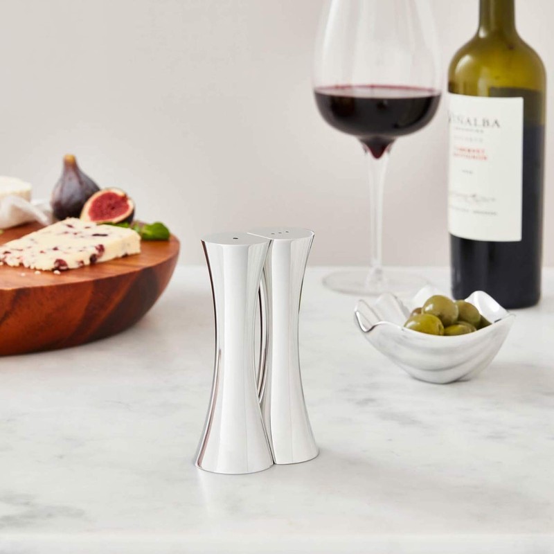 Nambe Kissing Salt & Pepper Shakers