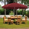 ABCCANOPY 10ft Scalloped Patio Umbrella, Outdoor Table Umbrella with Tilt