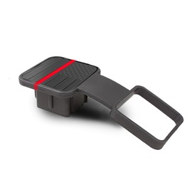 Trailer Hitch Cover, 2 Inch Trailer Hook Dust-Proof Plug, Square Mouth Protection Cover with American Flag, Tow Hitch Covers Plug Insert Receiver Tube Cover Cap (Black Red Line)