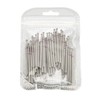50pcs Nail Drill Bits Rotatable High Strength Emery Gel Nail