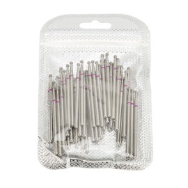 50pcs Nail Drill Bits Rotatable High Strength Emery Gel Nail Polishing Heads for Manicure Pedicure Home Salon