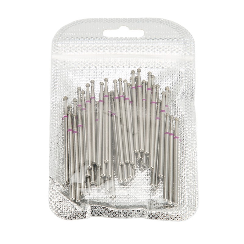 50pcs Nail Drill Bits Rotatable High Strength Emery Gel Nail